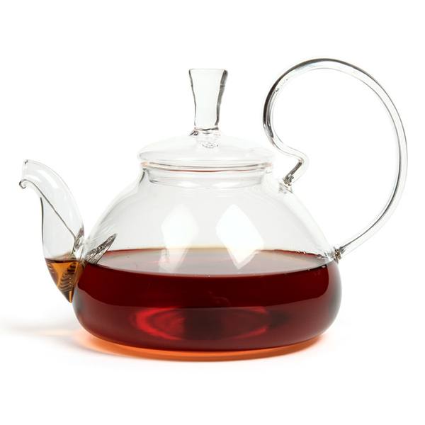 Чайник из жаропрочного стекла 800 мл "Клюква"